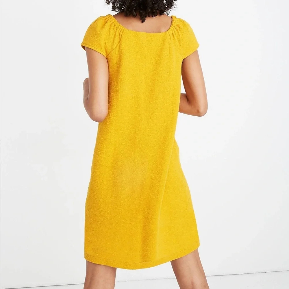 Madewell Texture & Thread Cap-Sleeve Dress - Picture 4 of 9
